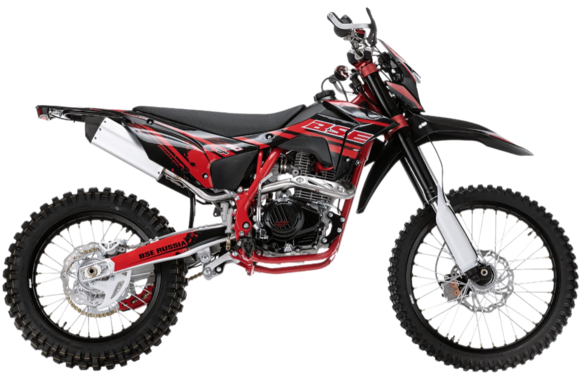 Кроссовый мотоцикл BSE Z10 Red Black (055) pitbikemarket.ru