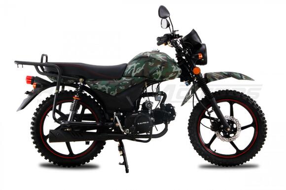 Мопед ROCKOT ALPHA OFFROAD M-12 (камуфляж матовый) pitbikemarket.ru