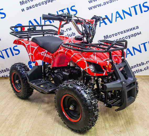 Детский квадроцикл ATV Classic 800w электрический Красный (Паук) pitbikemarket.ru