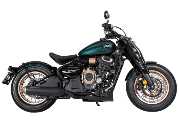 Мотоцикл CYCLONE RA600 BOBBER Зеленый pitbikemarket.ru