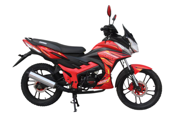 Мопед PROMAX STREET CROSS MAX 150 (49) красно-черный pitbikemarket.ru