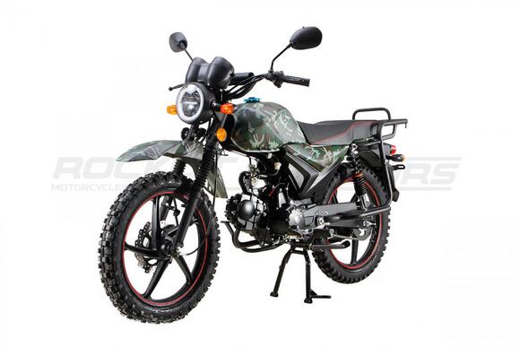 Мопед ROCKOT ALPHA OFFROAD M-11 LUX+ (LED) (камуфляж матовый) pitbikemarket.ru